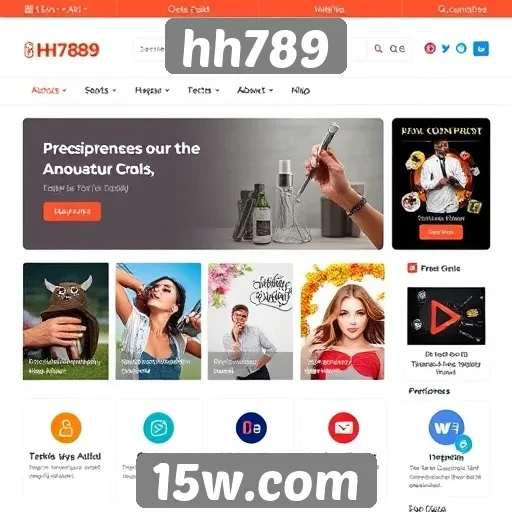 Análise das funcionalidades do site hh789